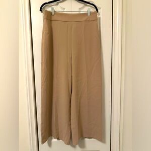 Zara high waisted culottes - L - tan